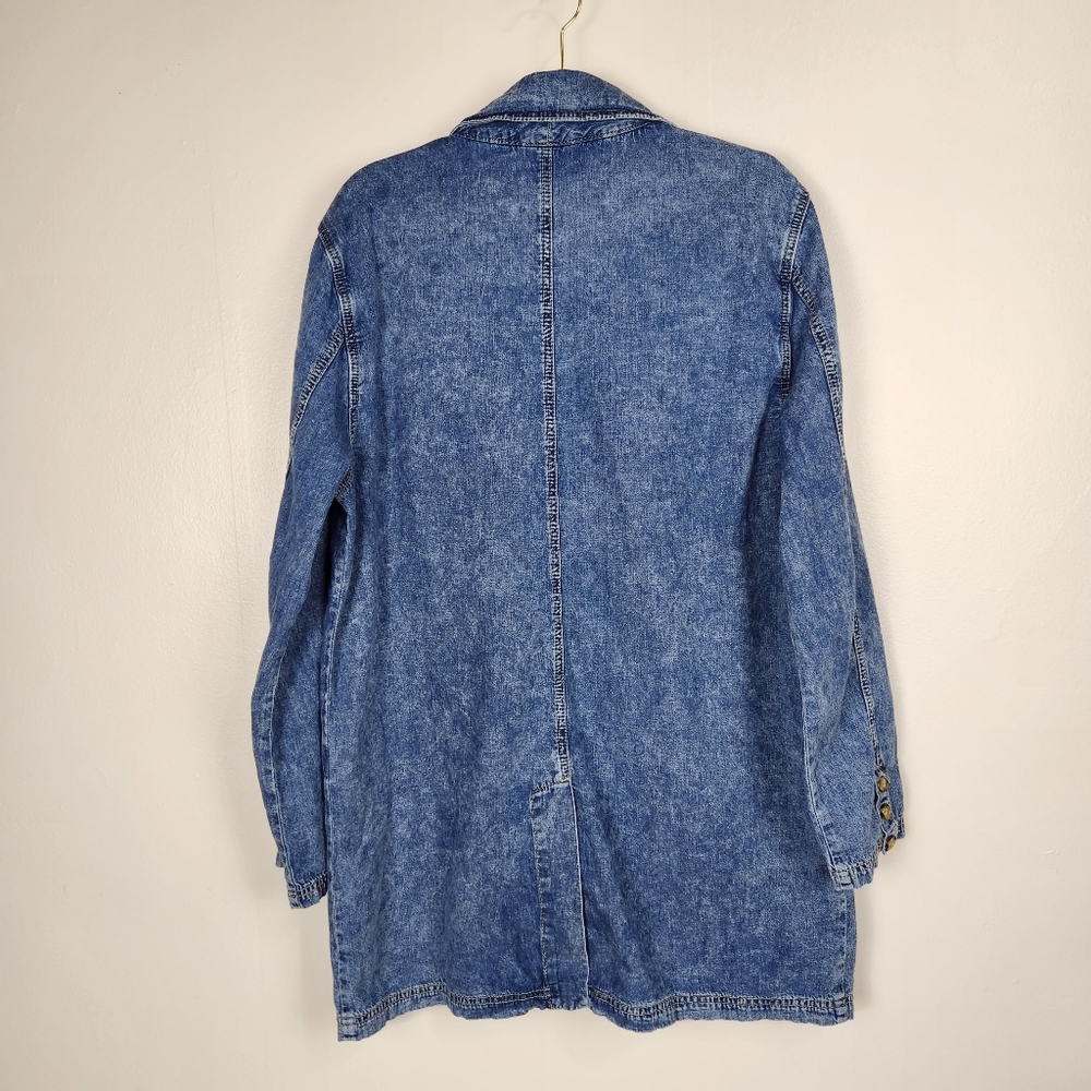 We The Free Denim Beckett Blazer Size M - Picture 5 of 14
